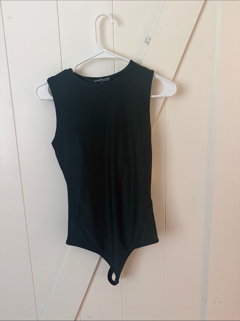 Abercrombie & Fitch Black Sleeveless wwomens One-Piece Bodysuit